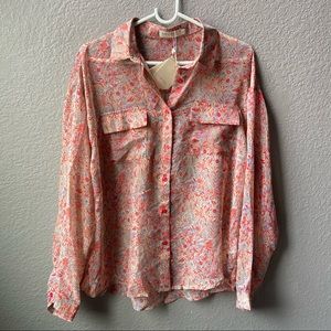 See U Soon | Anthropology | Floral Blouse | Size S | NWT